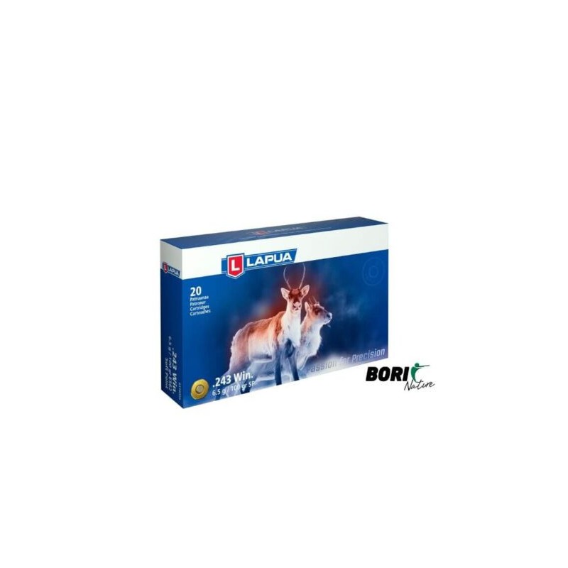 Munición LAPUA cal. 243 Win MEGA 100 gr